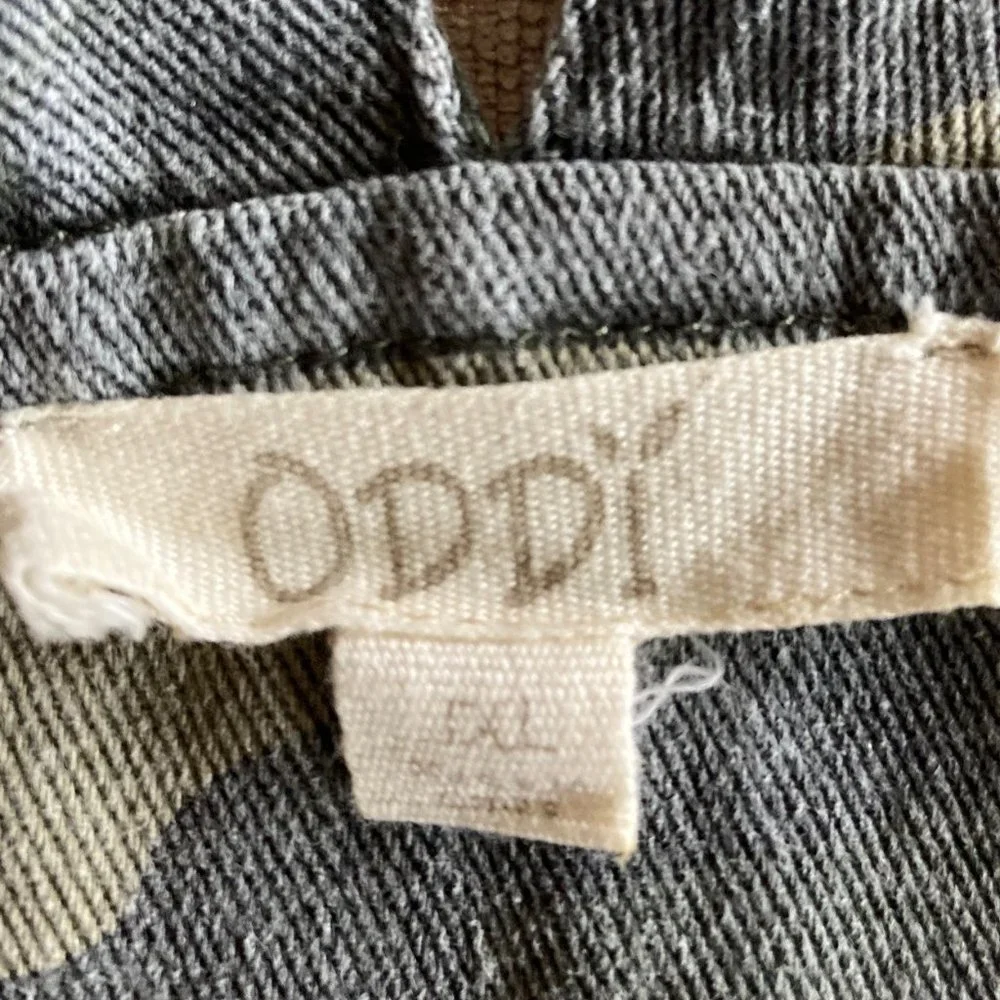 Oddy Camo Camouflage Overall Dress with suspenders - Size 1XL - Cotton/Denim - Picture 7 of 7